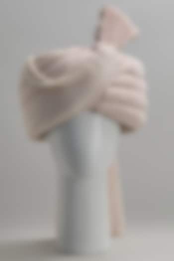 Blush Raw Silk Safa by Vanshik at Pernia's Pop Up Shop