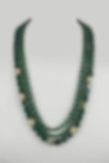Emerald Beaded Mala by Vanshik at Pernia's Pop Up Shop