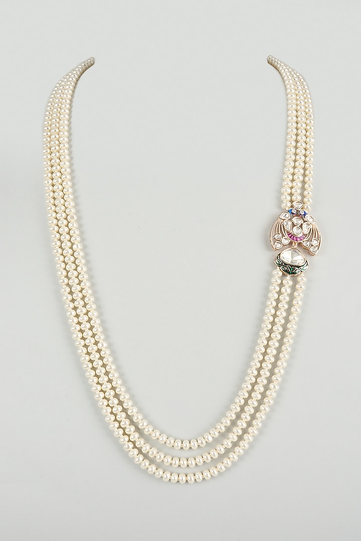 White Pearl Mala by Vanshik at Pernia's Pop Up Shop