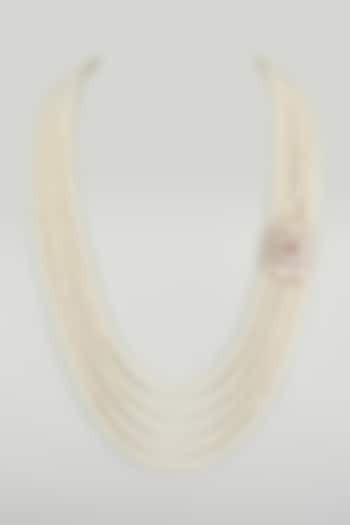 White Pearl Mala by Vanshik at Pernia's Pop Up Shop