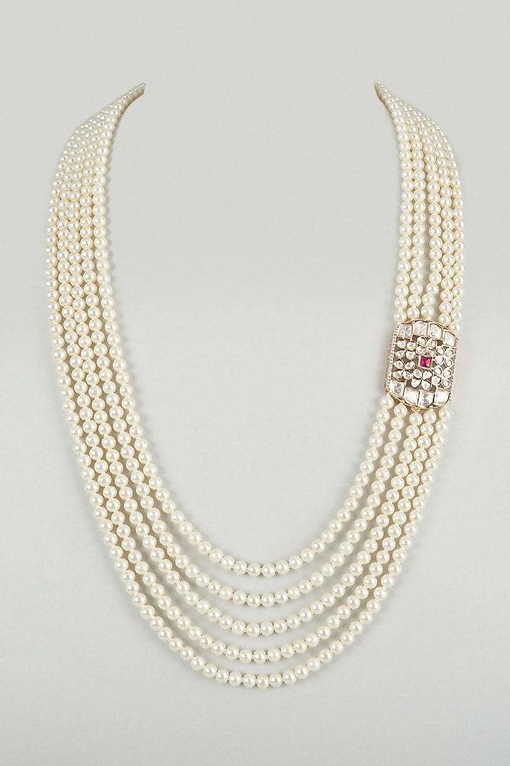 White Pearl Mala by Vanshik at Pernia's Pop Up Shop