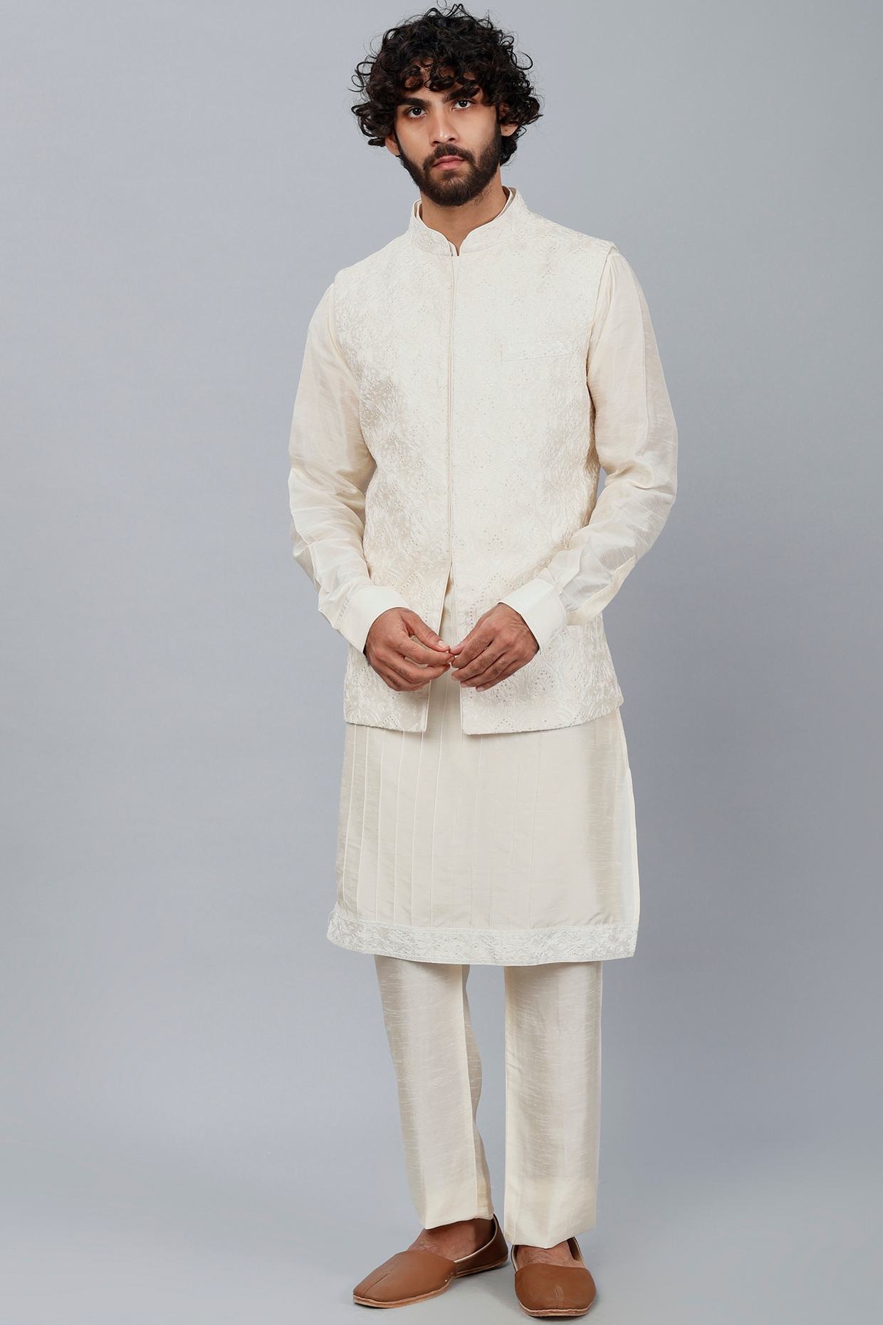 SOJANYA (Since 1958), Men's Jacquard Silk Designer Nehru Jacket, Sea Green  & Gold, Large : Amazon.ca: Clothing, Shoes & Accessories