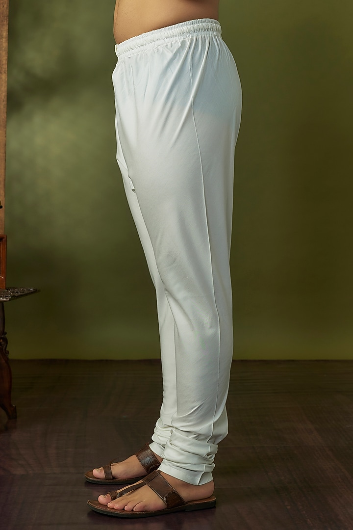 Pink Spun Silk Resham Floral Hand Embroidered Kurta Set by Vanshik at Pernia's Pop Up Shop