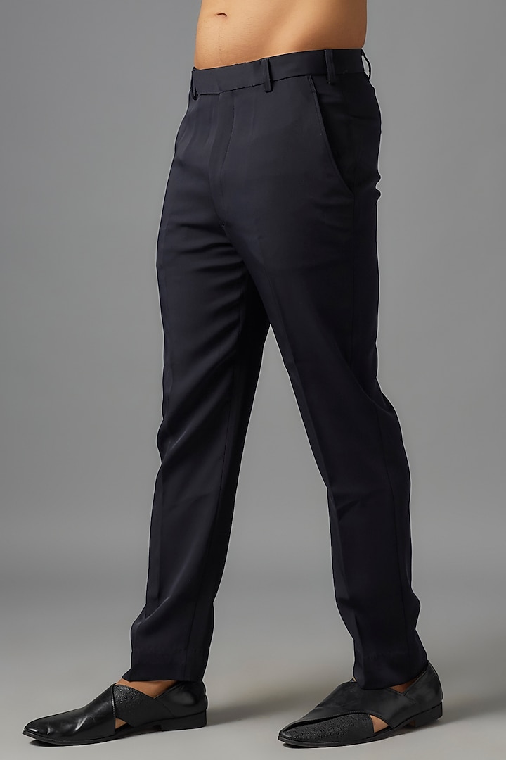 Blue Silk Hand Embroidered Jodhpuri Jacket Set by Vanshik at Pernia's Pop Up Shop