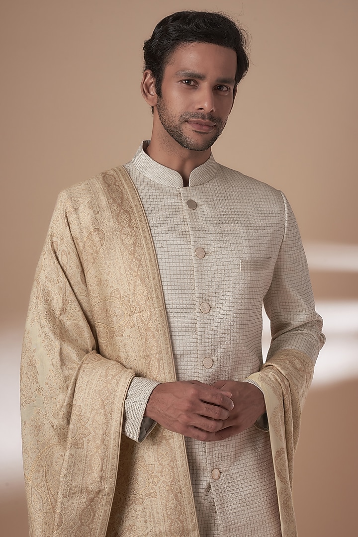 Pearl Pashmina Blend Dupatta by Vanshik at Pernia's Pop Up Shop