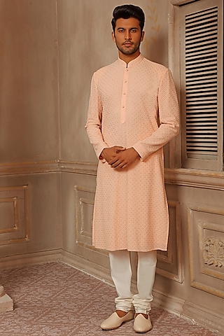 Lucknowi Kurtas For Men - Buy Latest Designer Kurta Collection Online 2024