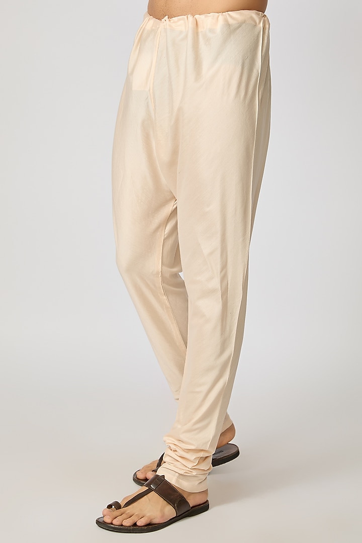 Blush Pink Dupion Silk Kurta Set by Vanshik at Pernia's Pop Up Shop