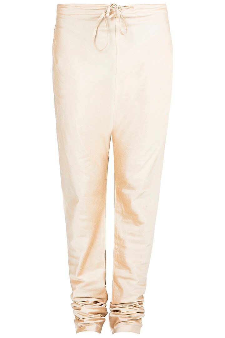 Light Gold Embroidered Wedding Sherwani Kurta With Pants by Vanshik at Pernia's Pop Up Shop