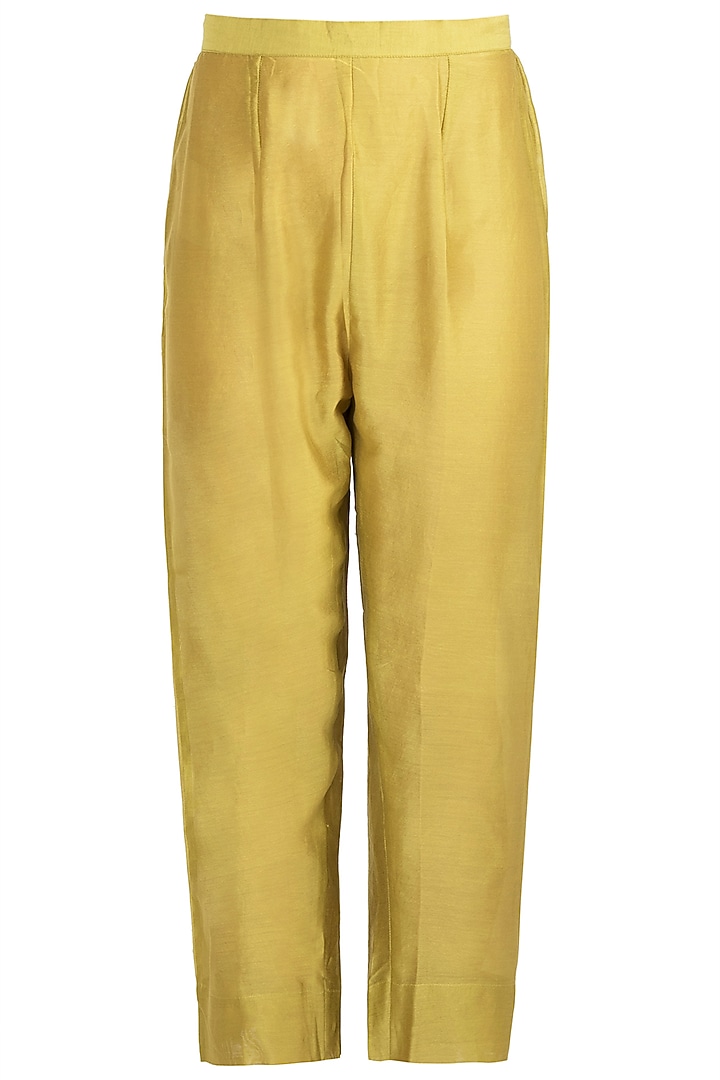 Light green angrakha kurta with pants available only at Pernia's Pop Up Shop.
