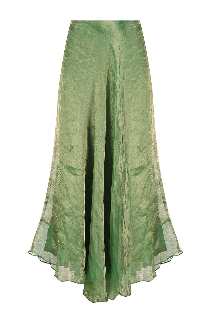 Pink brocade tajmahal kurta and tissue skirt set available only at Pernia's Pop Up Shop.