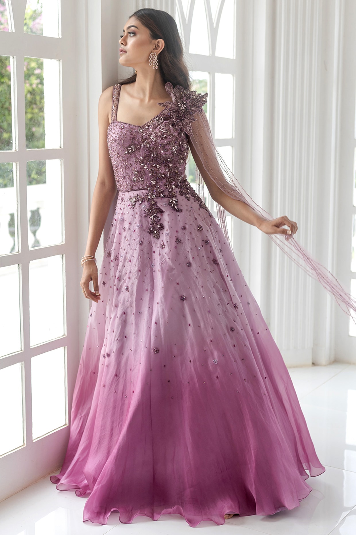 Portia and Scarlett Purple Dress PS22354 | NorasBridalBoutiqueNY