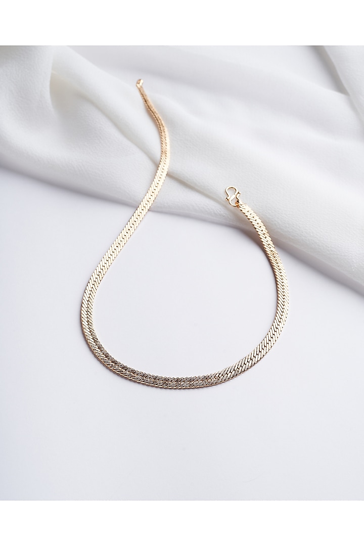 Gold Finish Necklace by Virago Jewellery at Pernia's Pop Up Shop