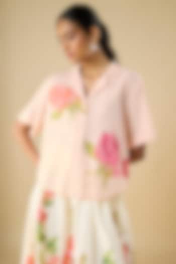 Pink Cotton Top by Vineet Rahul at Pernia's Pop Up Shop