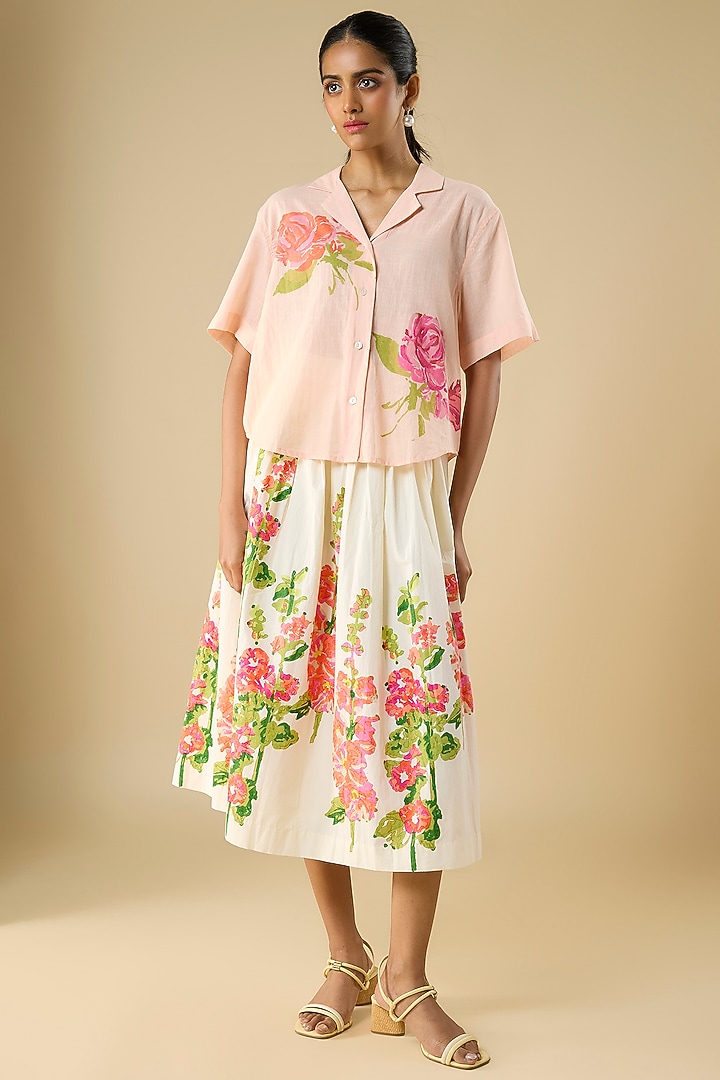 Pink Cotton Top by Vineet Rahul at Pernia's Pop Up Shop