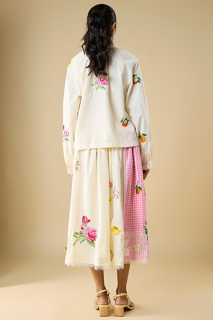 Ivory Cotton Top by Vineet Rahul at Pernia's Pop Up Shop