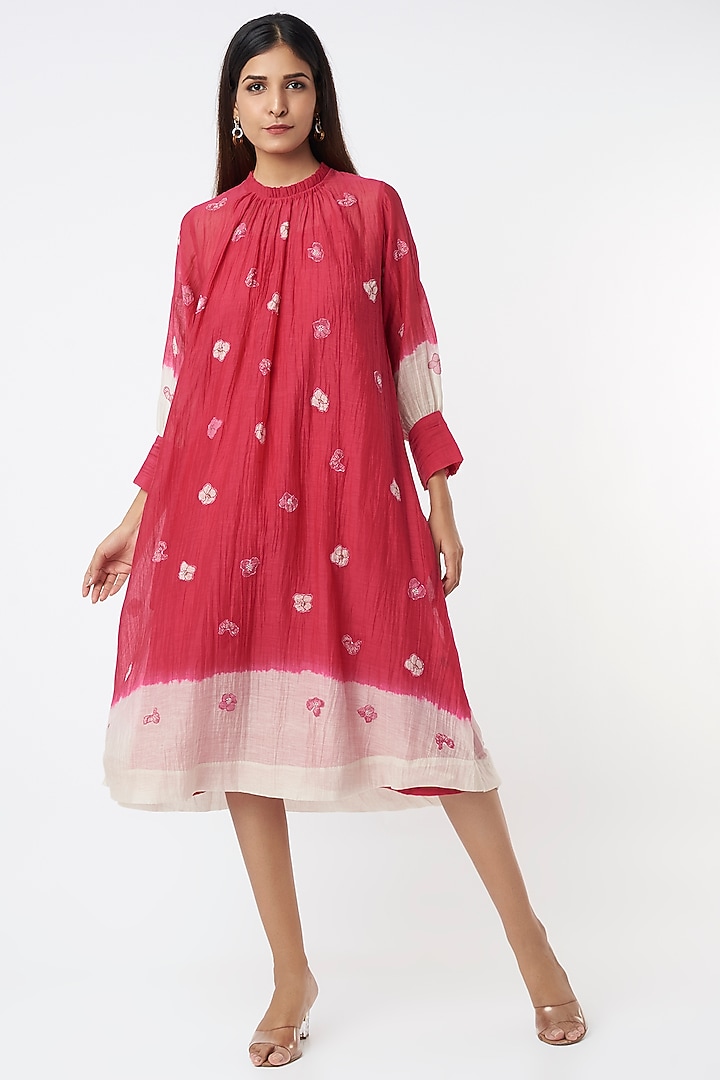Blush Pink Cotton Tunic by Vineet Rahul at Pernia's Pop Up Shop