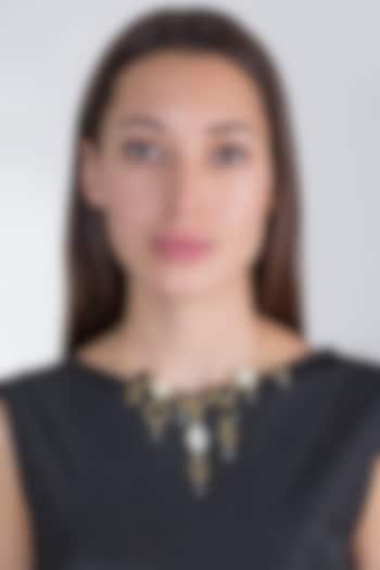 Gold Plated MOP Necklace by Varnika Arora at Pernia's Pop Up Shop