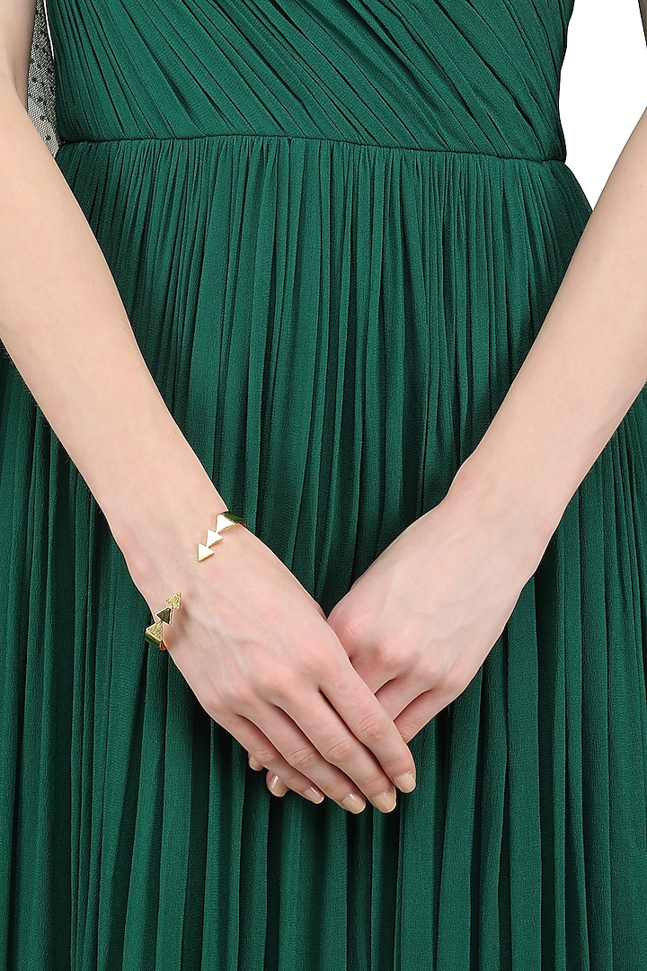 Gold Plated Bracelet by Varnika Arora