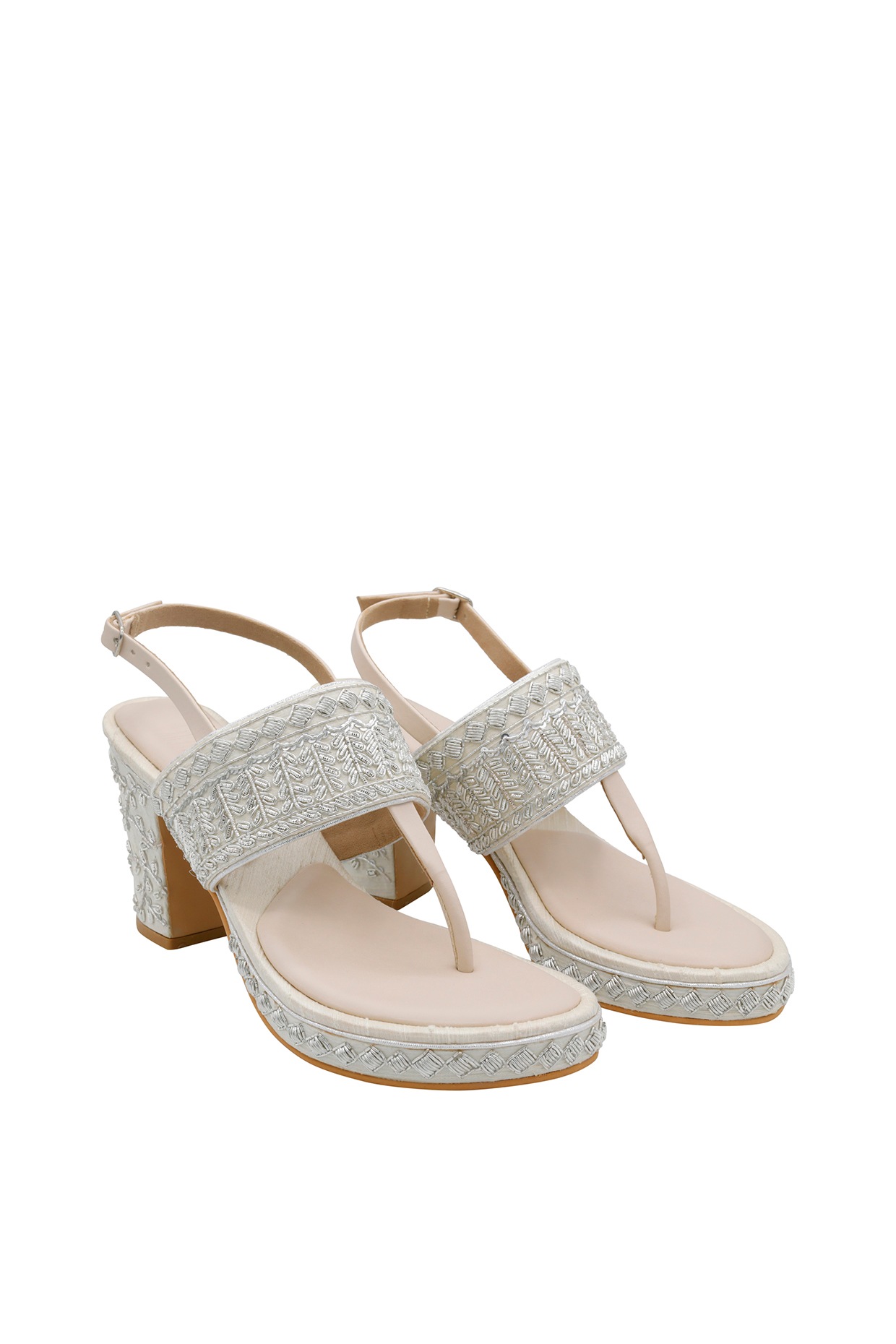 Buy SaintG Womens Off White Leather Flat Buckle Sandals at Amazon.in