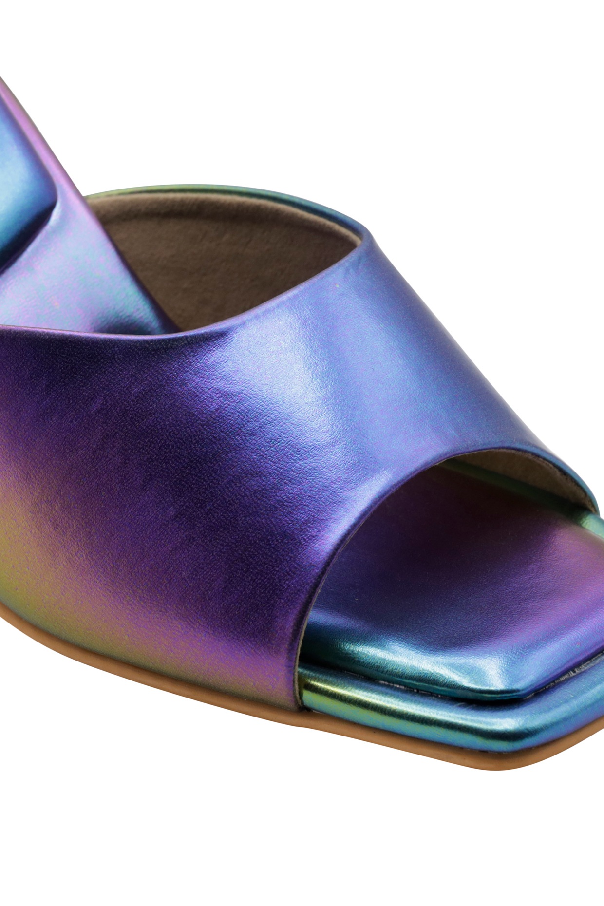 Aquazzura Aquazurra Minute 105 Iridescent Sandals In Multicolor Vegan  Leather Multiple colors ref.1014405 - Joli Closet