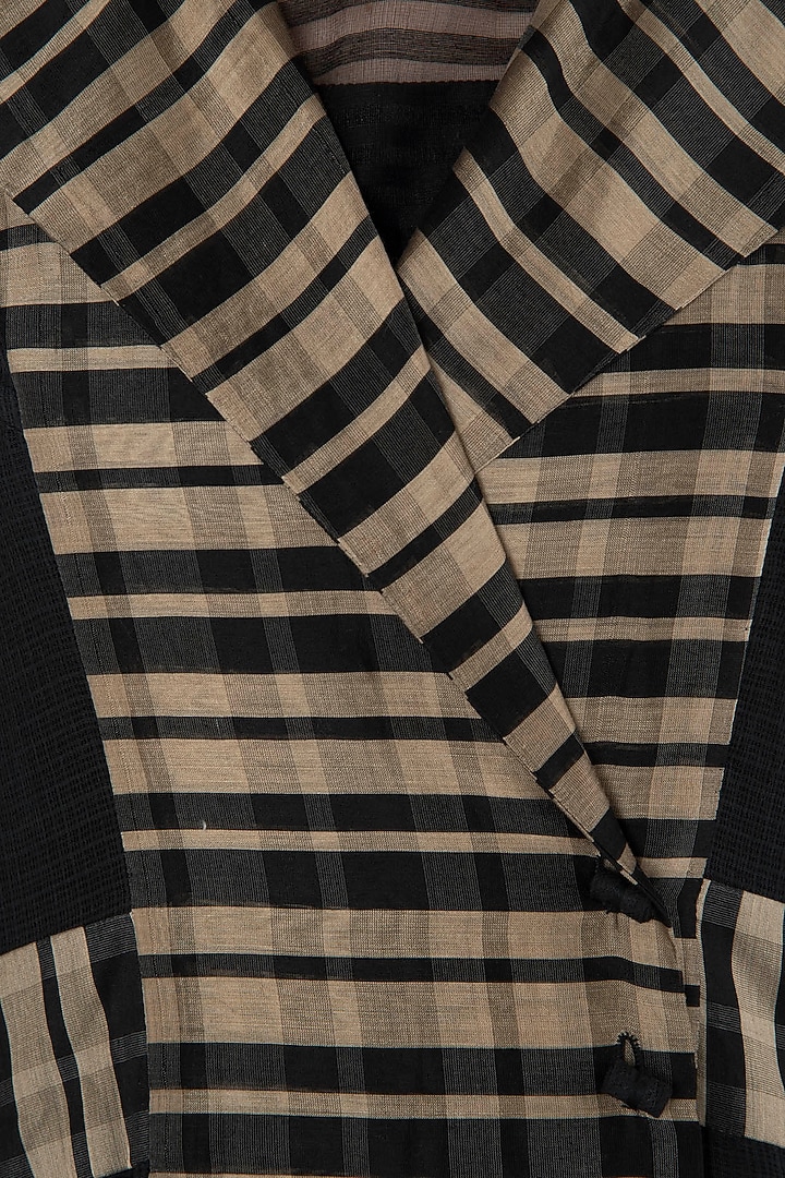 Black and beige texture jacket available only at Pernia's Pop Up Shop.