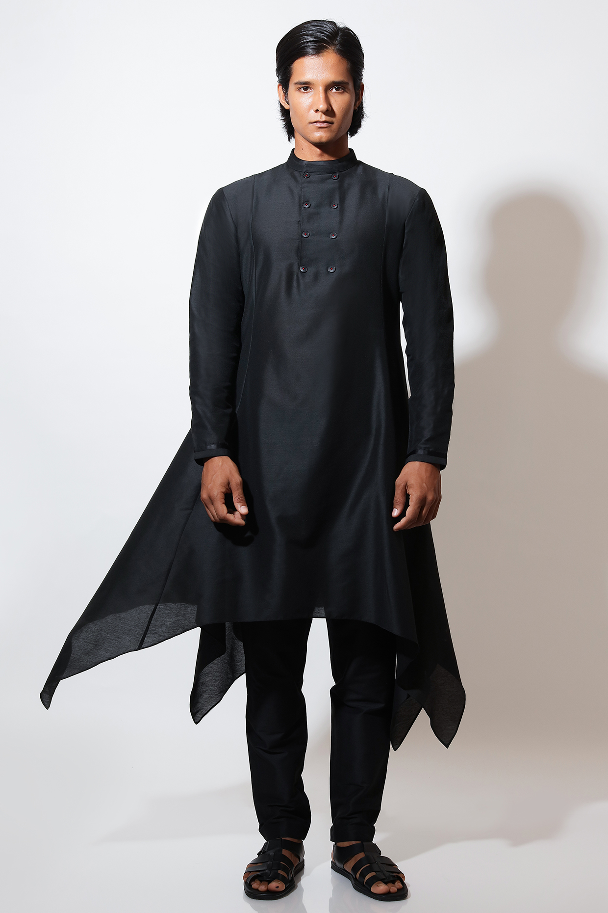 Black pathani suit design deals