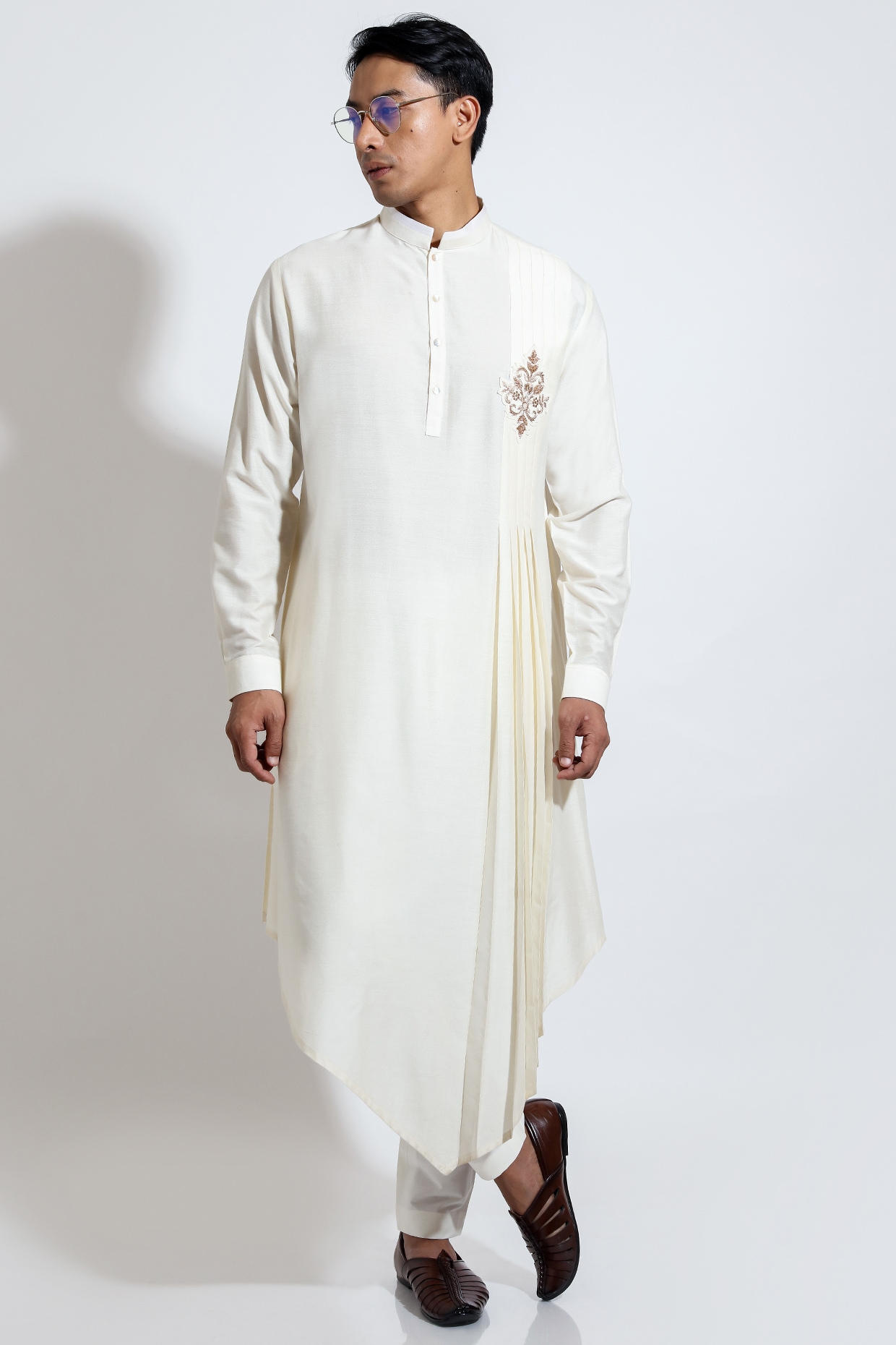 Cotton sales asymmetric kurta