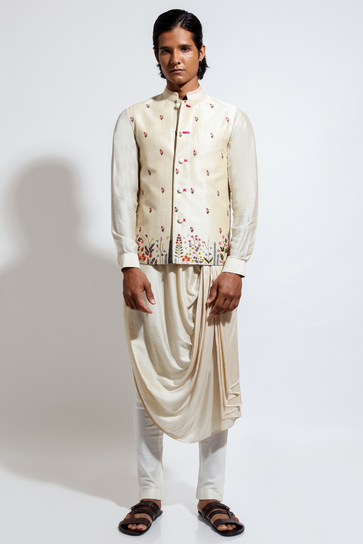 Buy Floral Nehru Jacket For Engagement for men Online from Indian Designers 2024