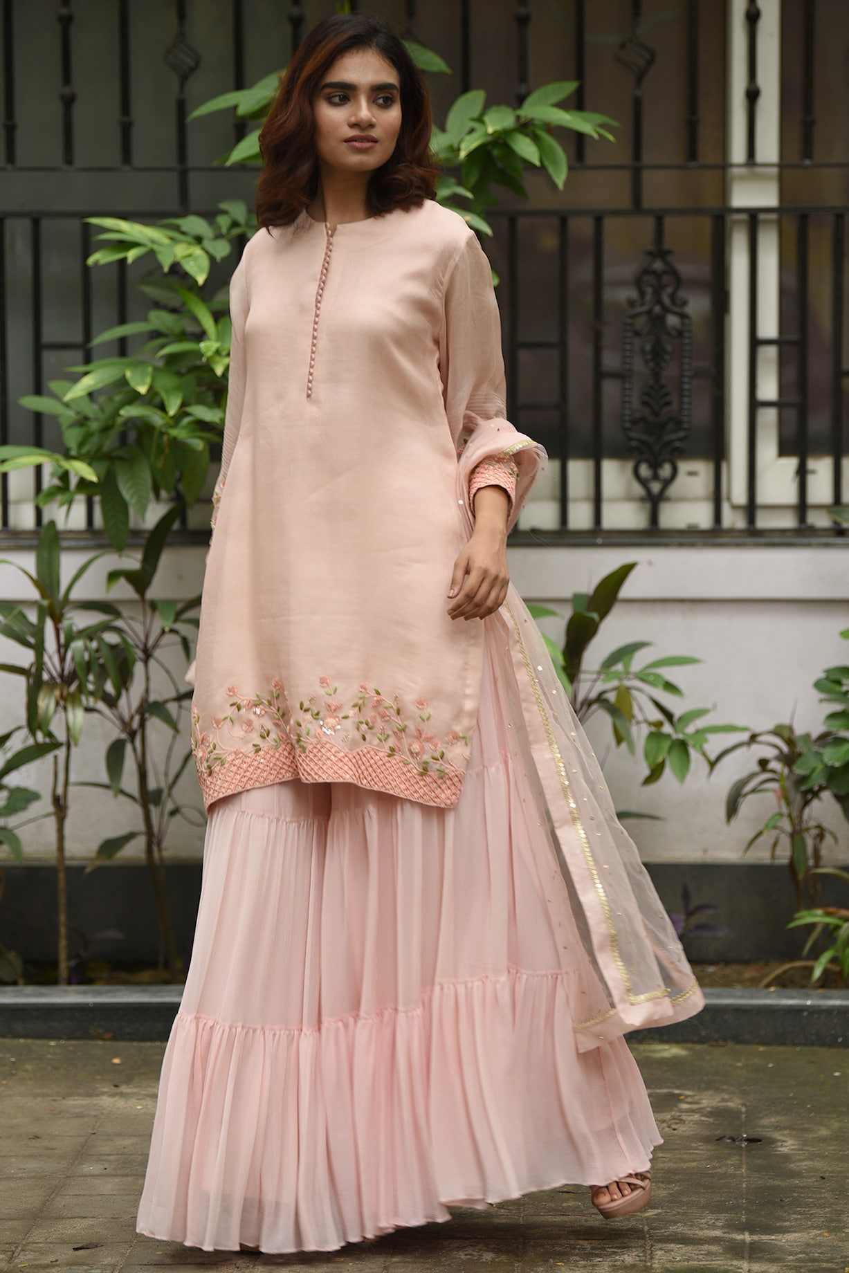 Chiffon sharara best sale