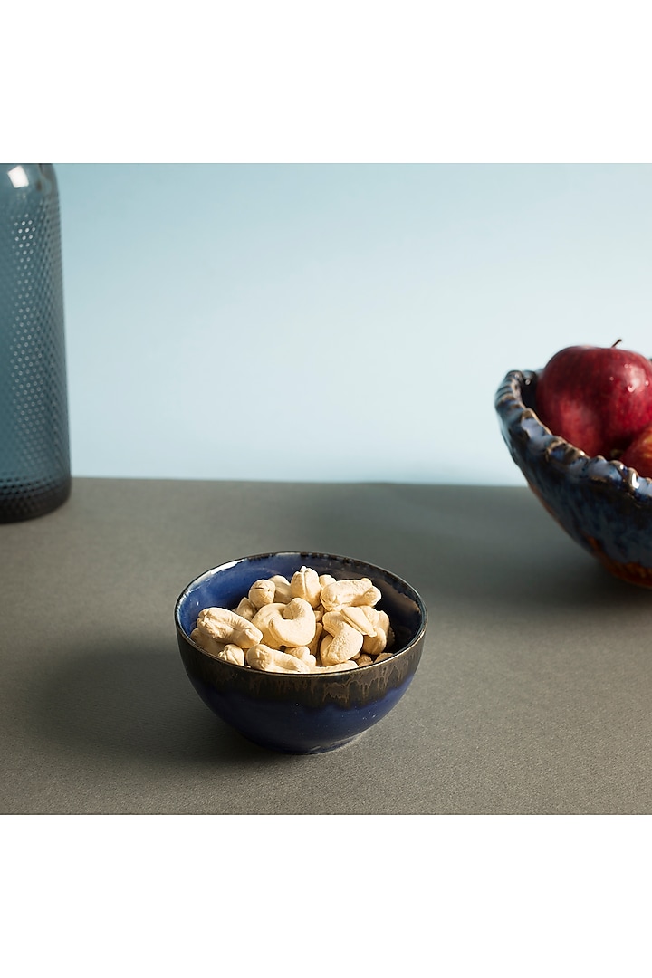 Blue Ceramic Serving Bowls (Set of 2) by H2H