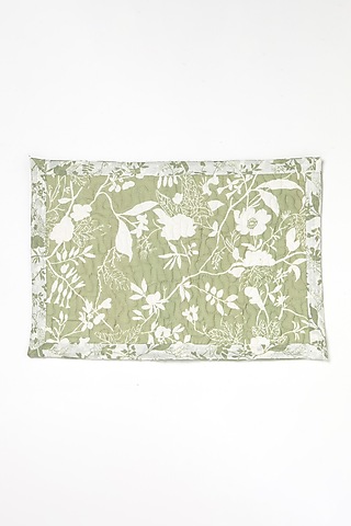 Beige Cotton Table Mat (Set of 4) by Vvyom