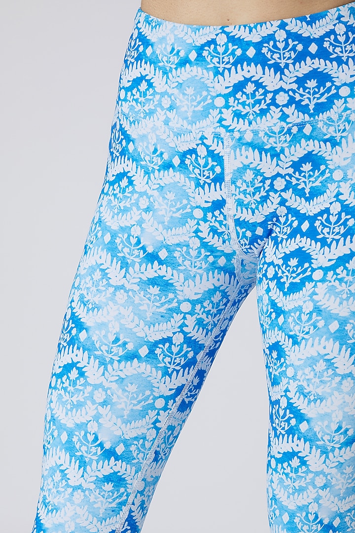 Powder Blue Leggings by Mira Rae at Pernia's Pop Up Shop