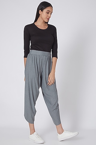Grey Harem Pants by Mira Rae