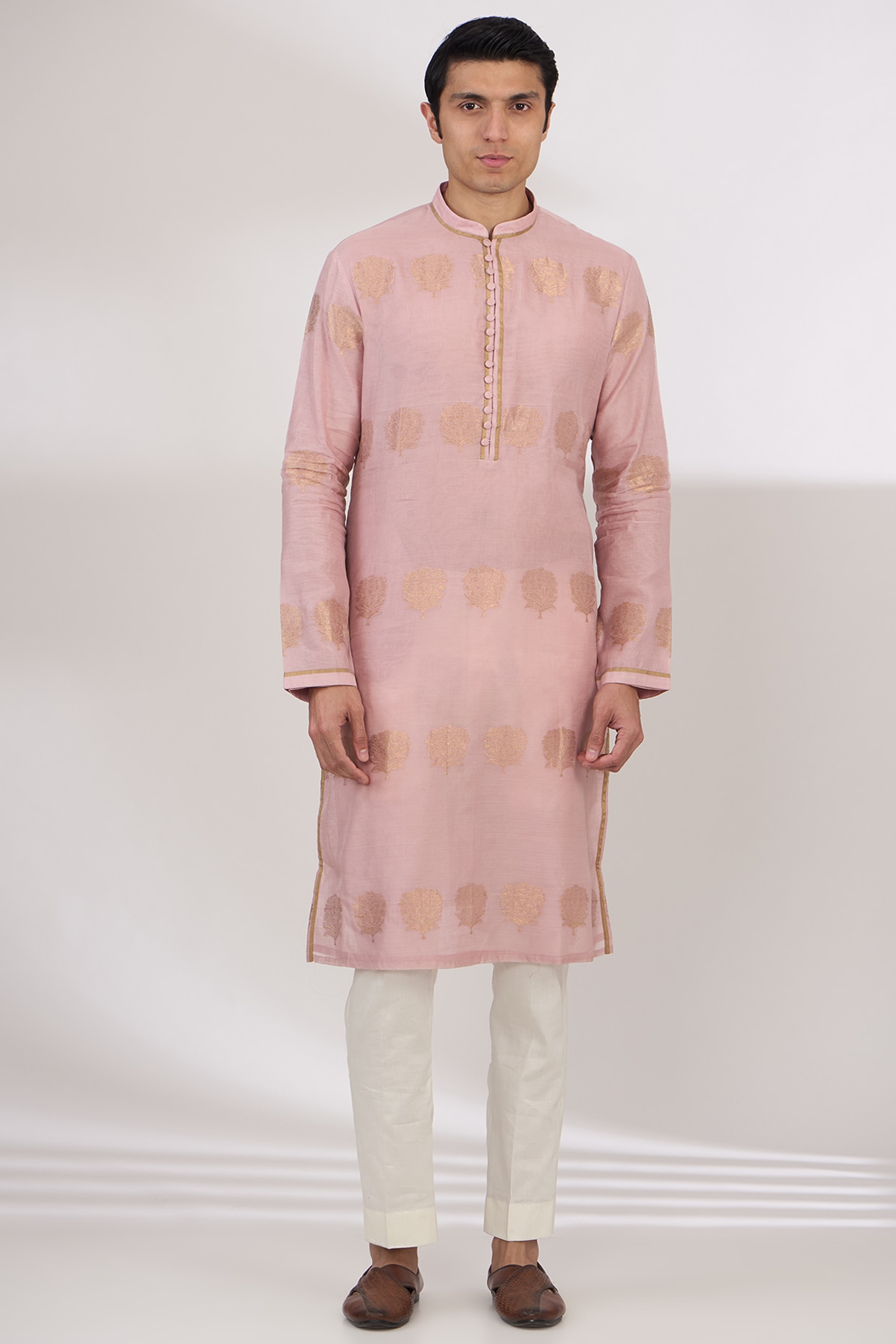 Buy indo western kurta pajama with jacket for men Online from