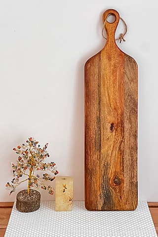 Brown Mango Wood Serving Platter by Wood Chop