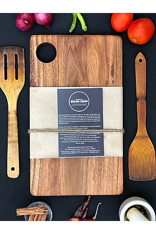 Brown Acacia Wood Chopping Board by Wood Chop
