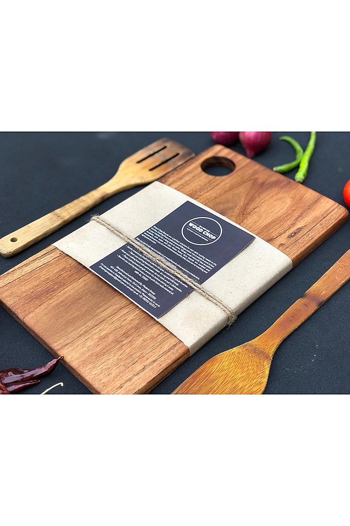 Brown Acacia Wood Chopping Board by Wood Chop at Pernia's Pop Up Shop