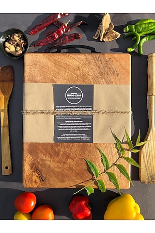Brown Acacia Wood Cutting Board by Wood Chop