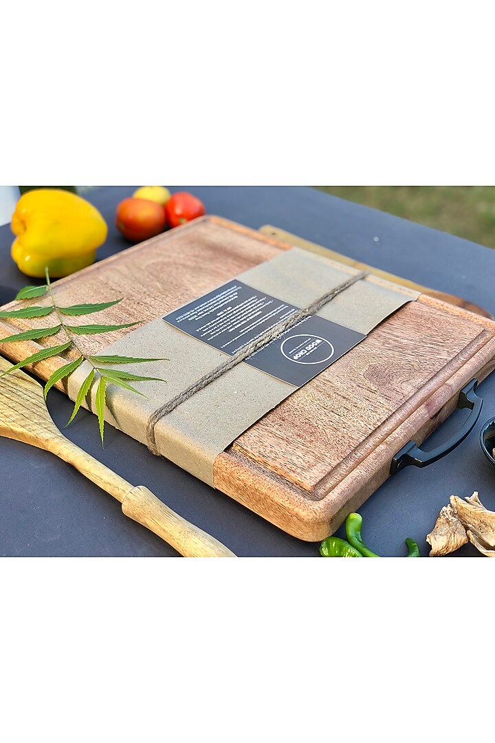 Brown Mango Wood Cutting Board by Wood Chop at Pernia's Pop Up Shop