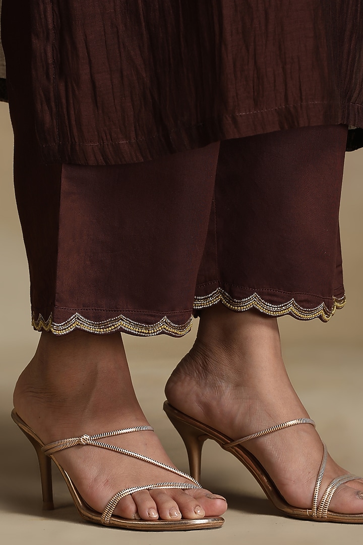 Stitched Chanderi Kurta