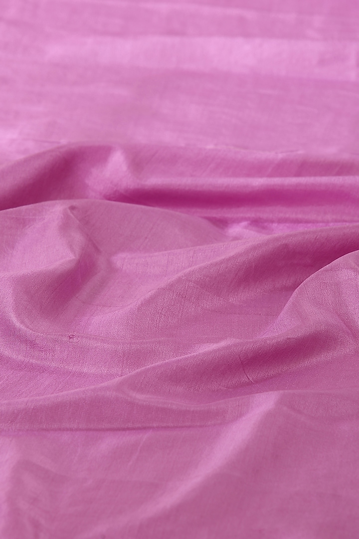 Lavender Pure Silk Handcrafted Party Wear Saree by Weaverstory at Pernia's Pop Up Shop
