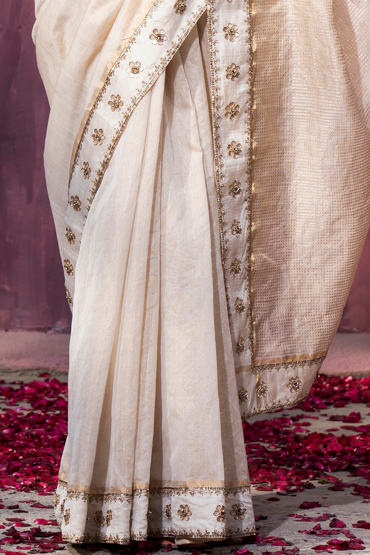 Alika - Baptism Sarees from Alika We have made these Sarees with a perfect  blend of luxe fabric and graceful traditional designs perfect for your  baby's big baptism day. #baptism #embroidery #whitesaree #