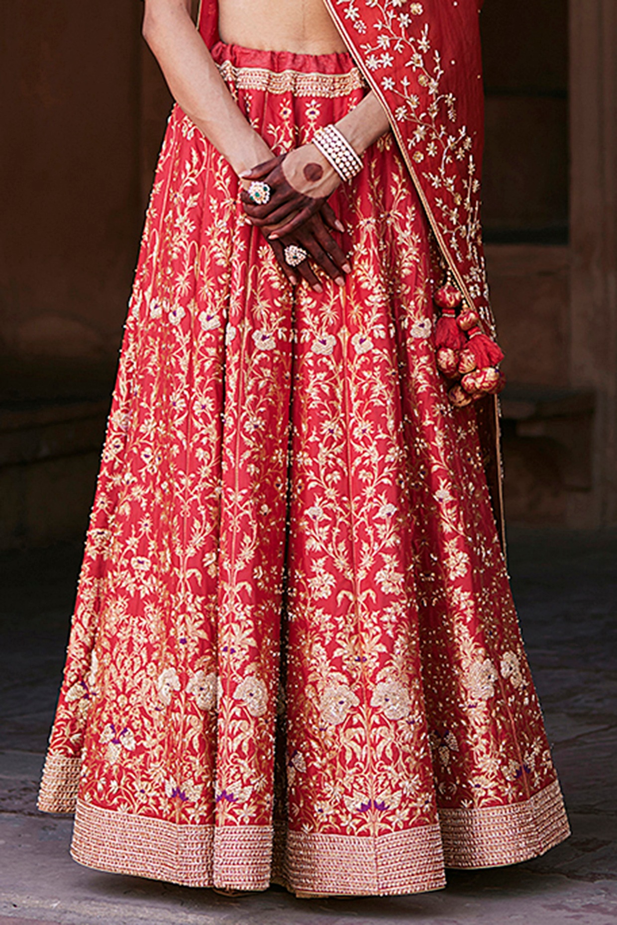 Yellow Brocade Designer Lehenga Choli With Zari Weaving – Sulbha Fashions