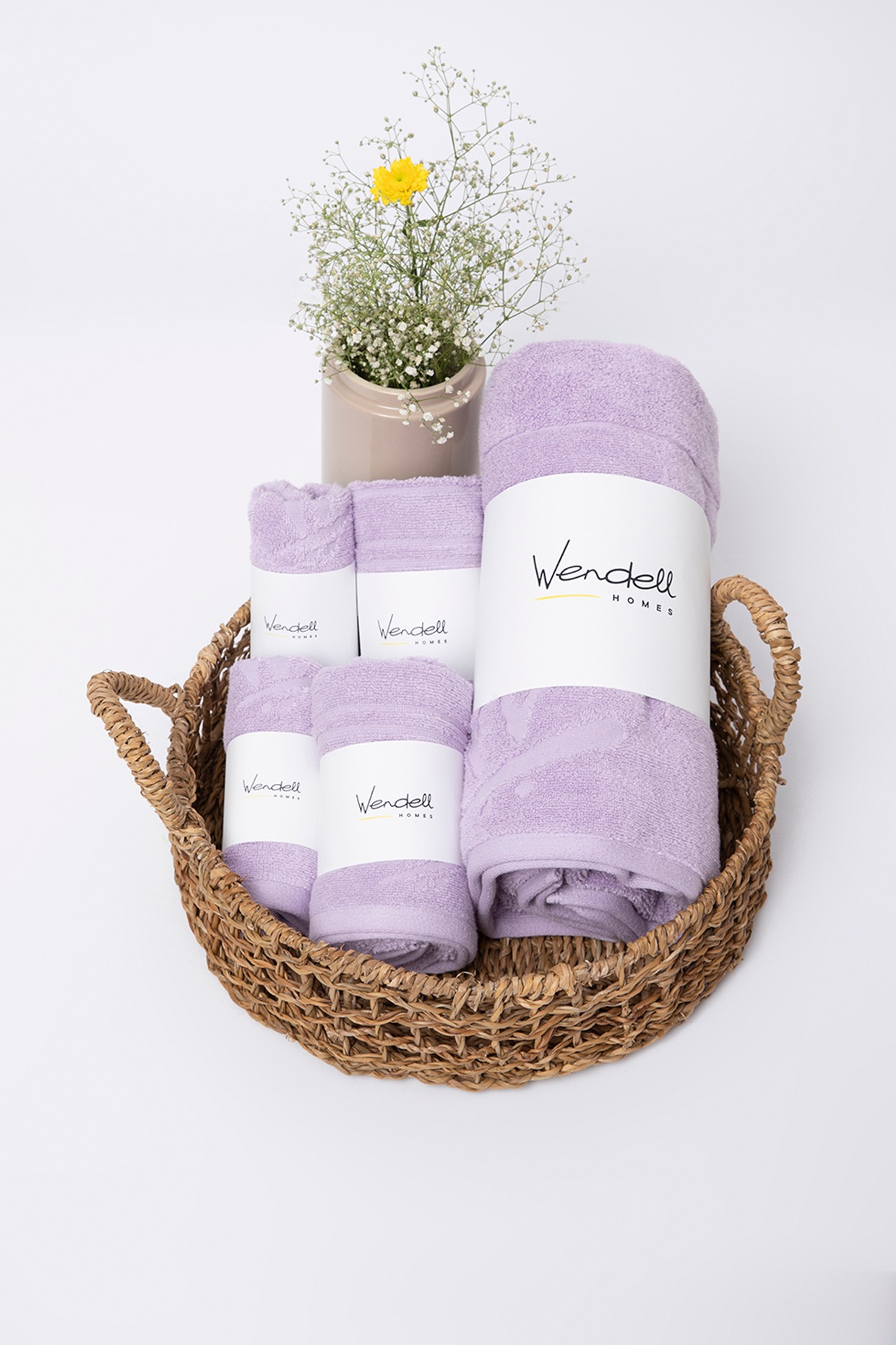 Lilac bath towel discount sets