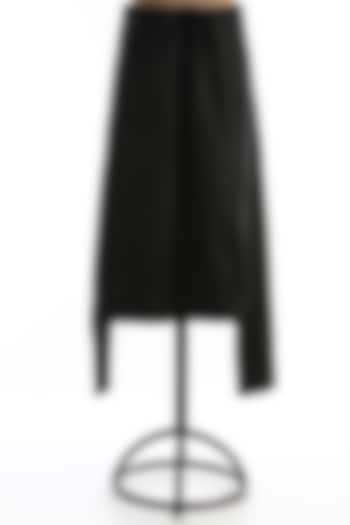 Black Linen Pants by Wendell Rodricks Men at Pernia's Pop Up Shop