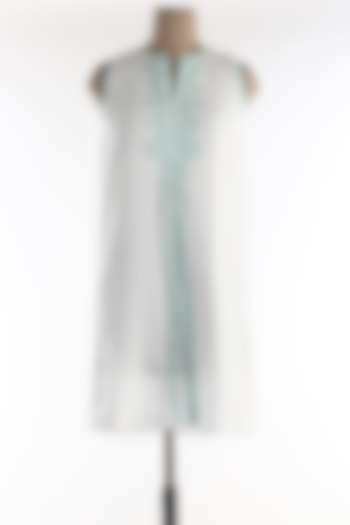 White Linen Vacation Dress by Wendell Rodricks at Pernia's Pop Up Shop