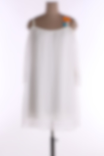 White Sleeveless Tunic by Wendell Rodricks
