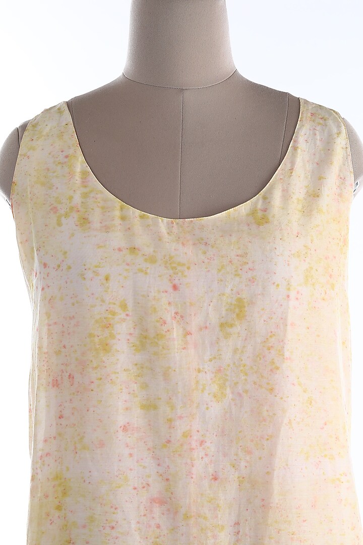 Peach Organic Cotton Top by Wendell Rodricks at Pernia's Pop Up Shop