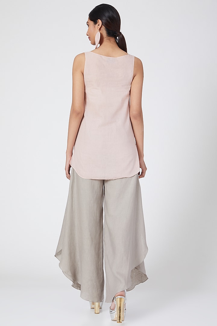 Pink Cotton Cami Top by Wendell Rodricks at Pernia's Pop Up Shop