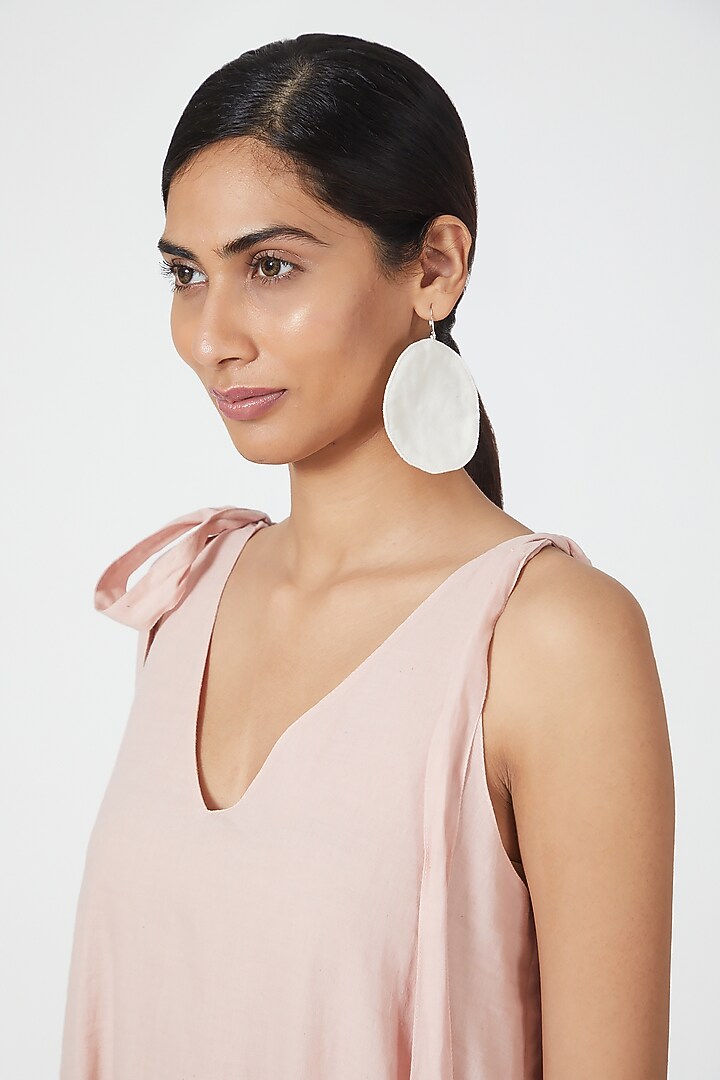 Pink Cowl Draped Jumpsuit by Wendell Rodricks at Pernia's Pop Up Shop